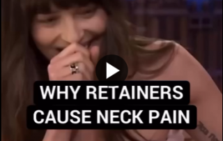 Retainers and neck pain